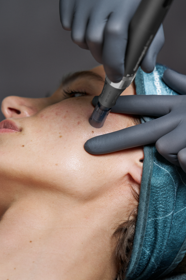 microneedling for acne scarring with dermalogica